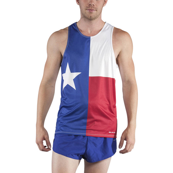 American flag 2024 singlet mens