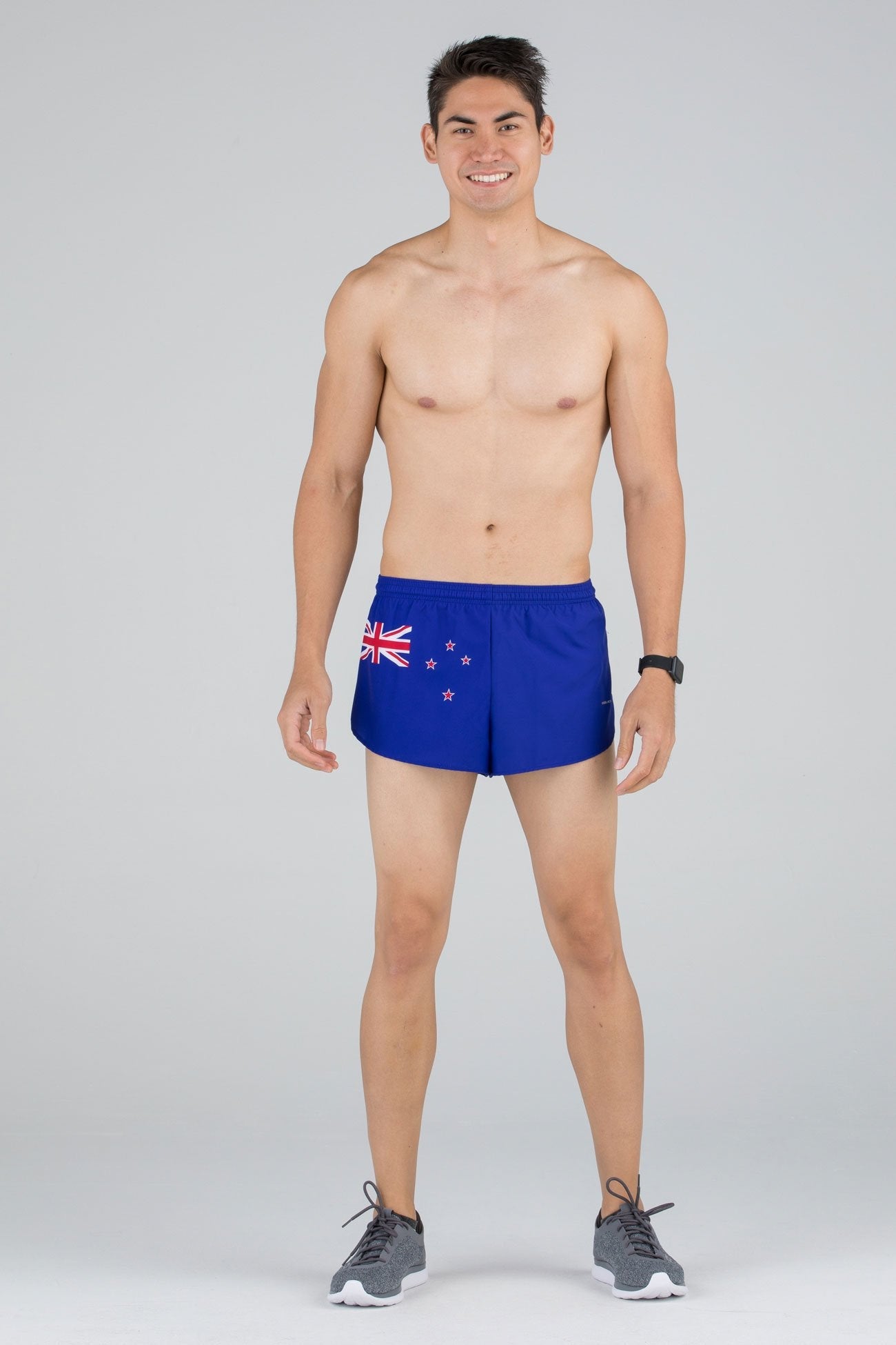 Men's Flag 1" Elite Split Shorts - New Zealand