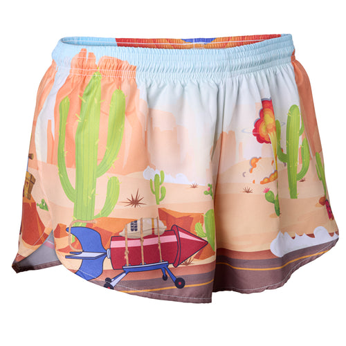 Men's Printed 1" Elite Split Shorts - The Chase