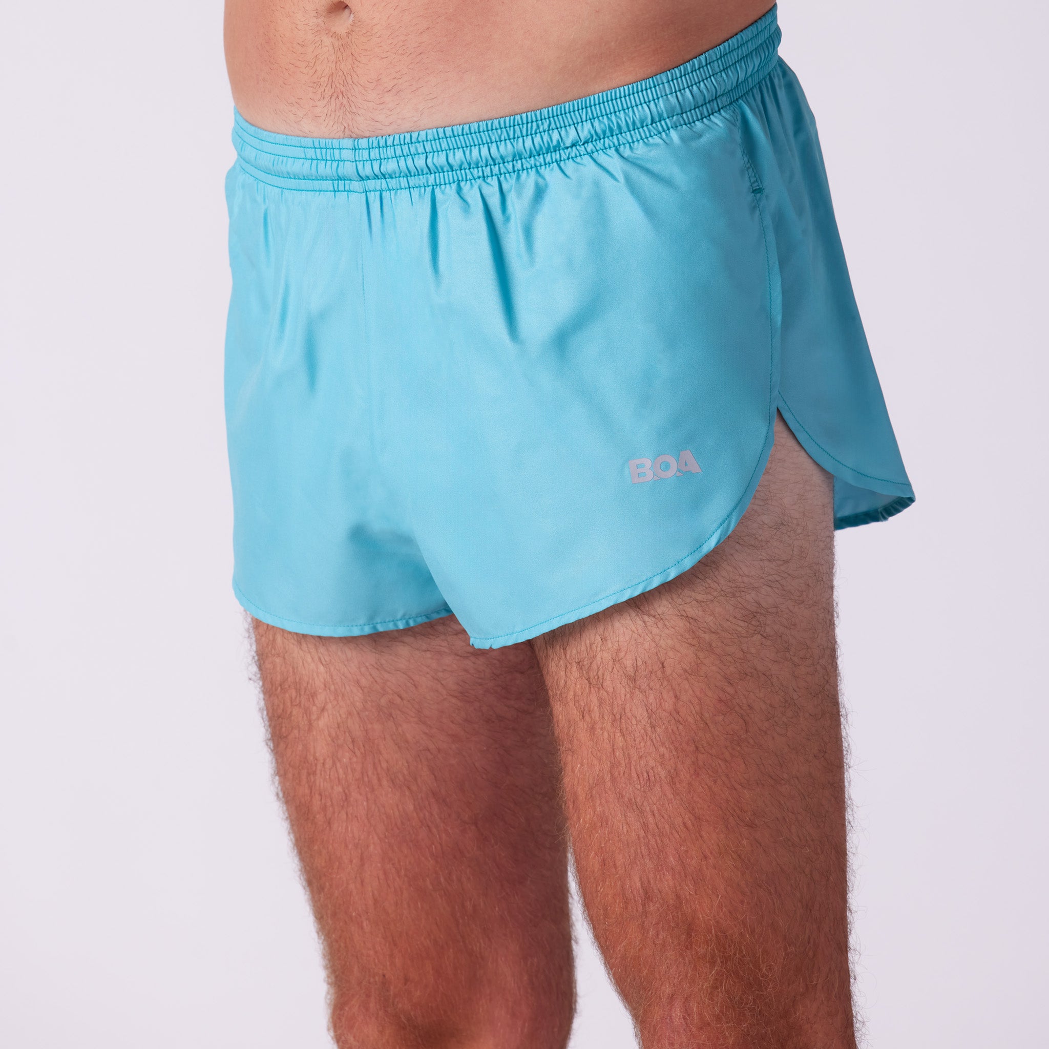 Men's Solid 1" Elite Split Shorts - Seafoam