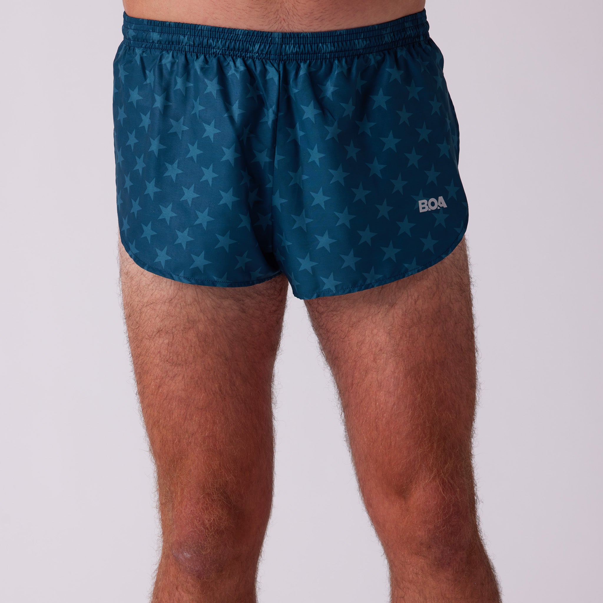 Men's Printed 1" Elite Split Shorts - Stars