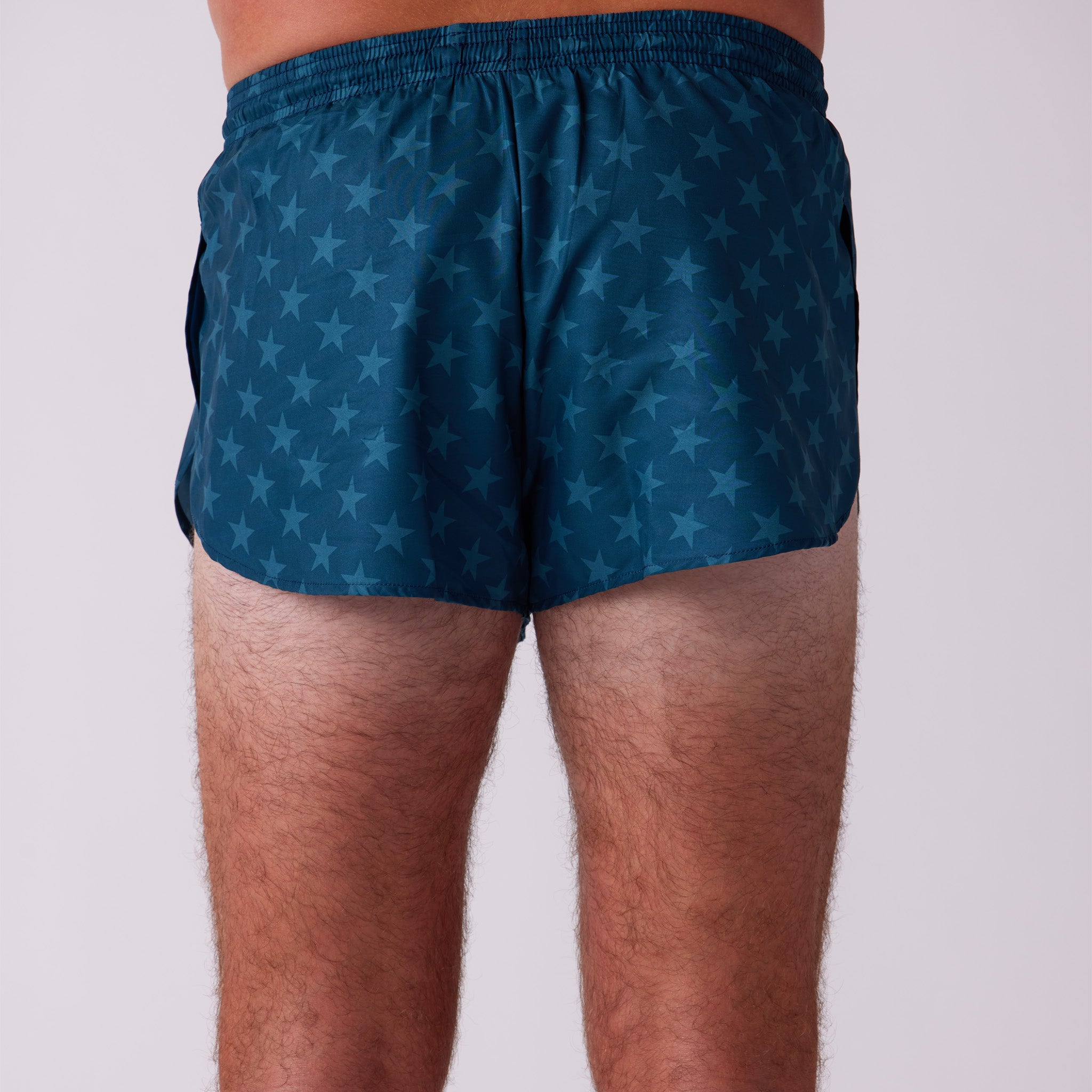 Men's Printed 1" Elite Split Shorts - Stars