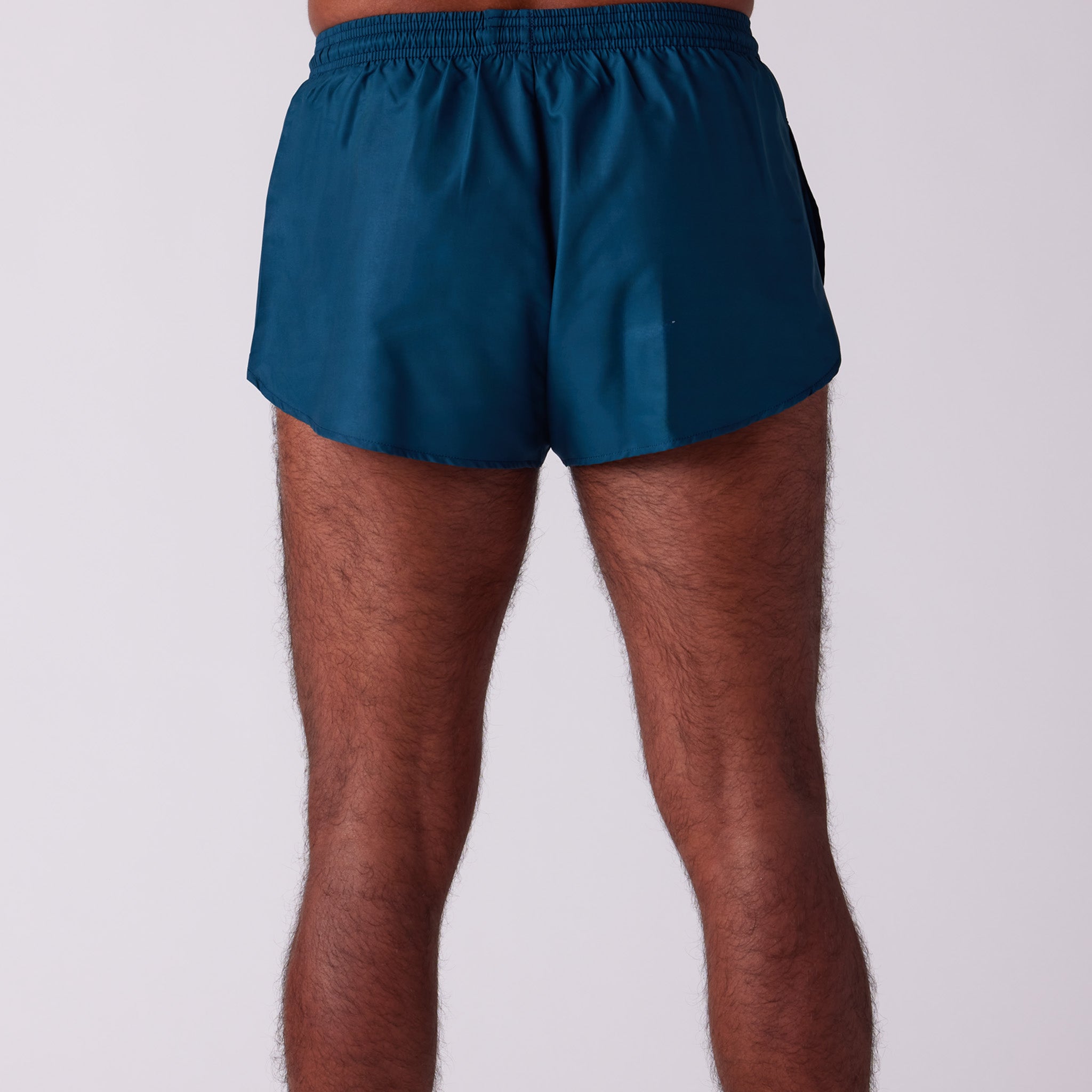 Men's Solid 1" Elite Split Shorts - Vintage Blue