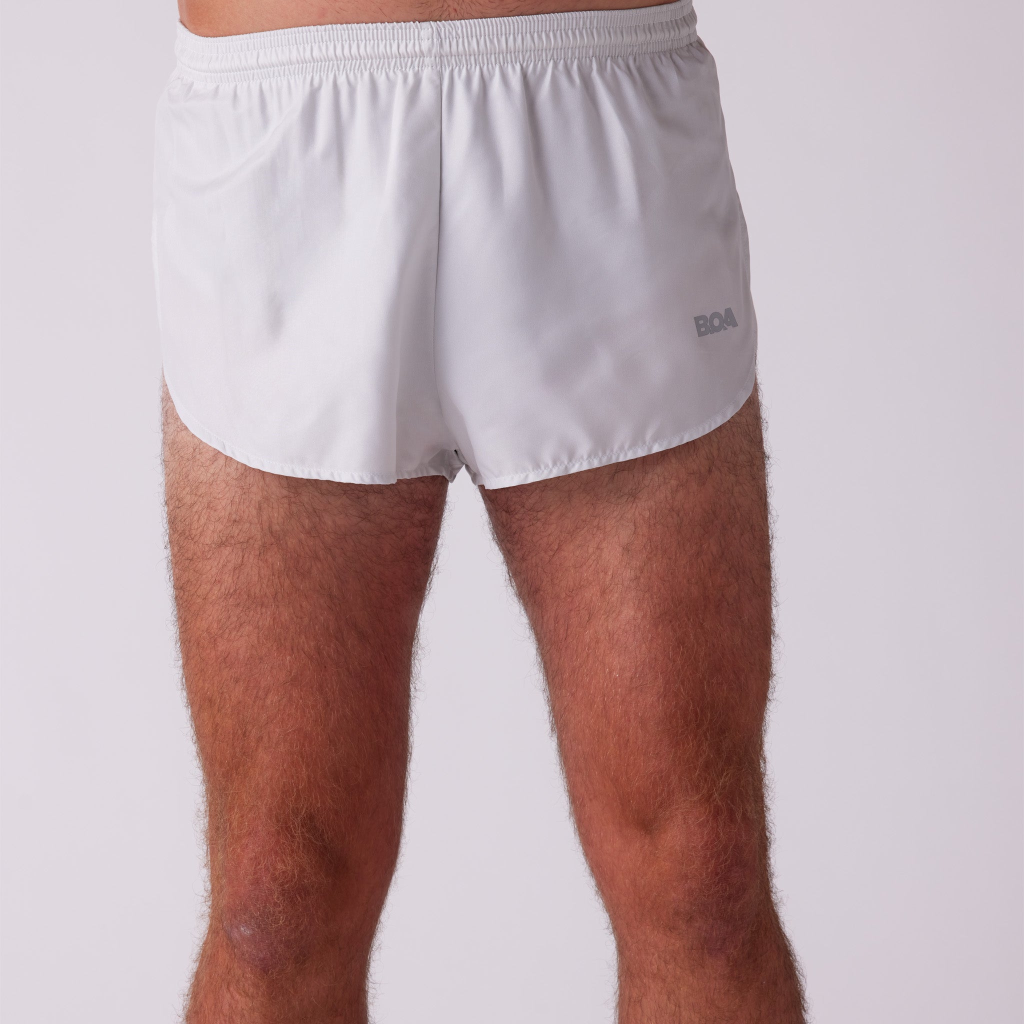 Men's Solid 1" Elite Split Shorts - Vintage White