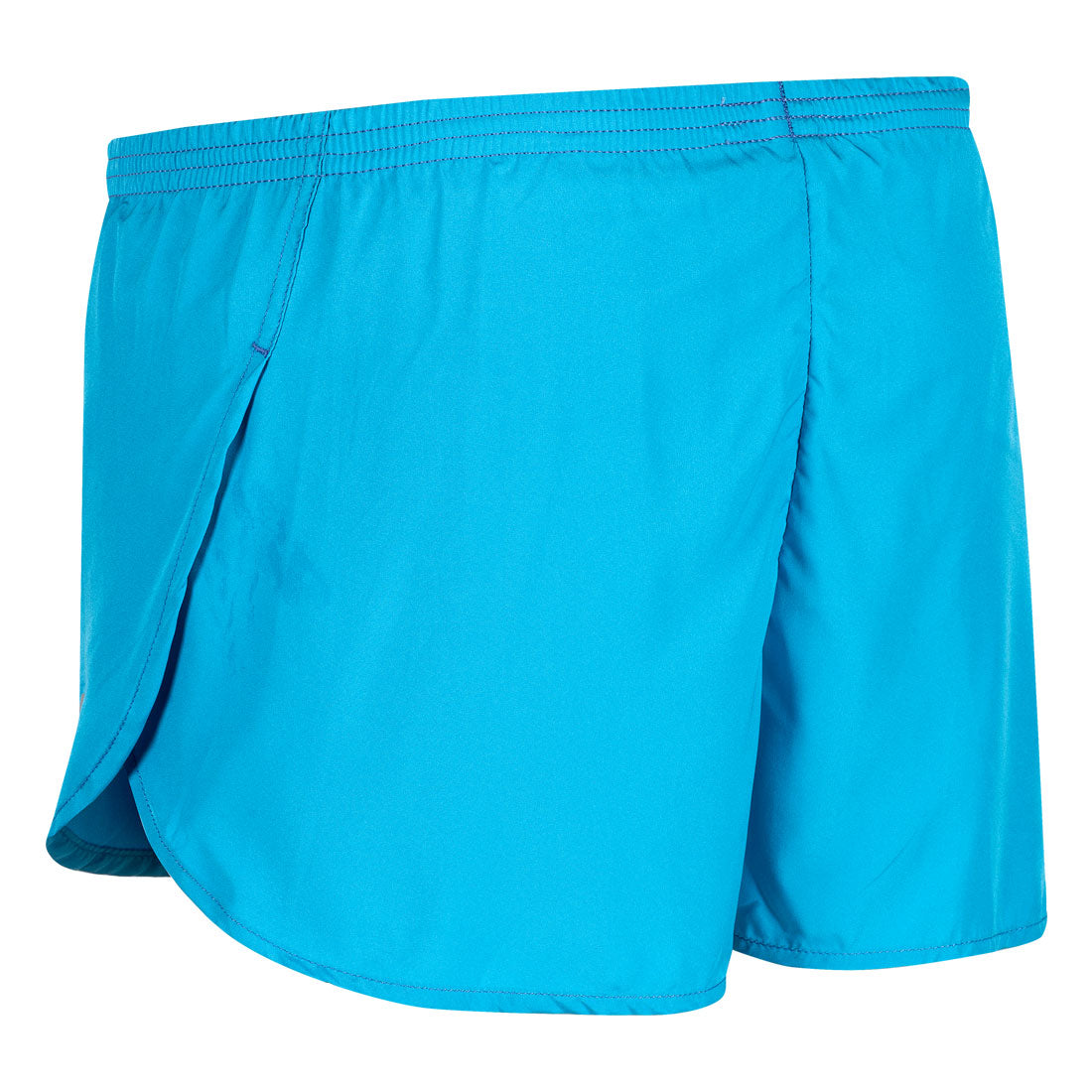 Women's Solid 1" Elite Split Shorts - Vivid Blue