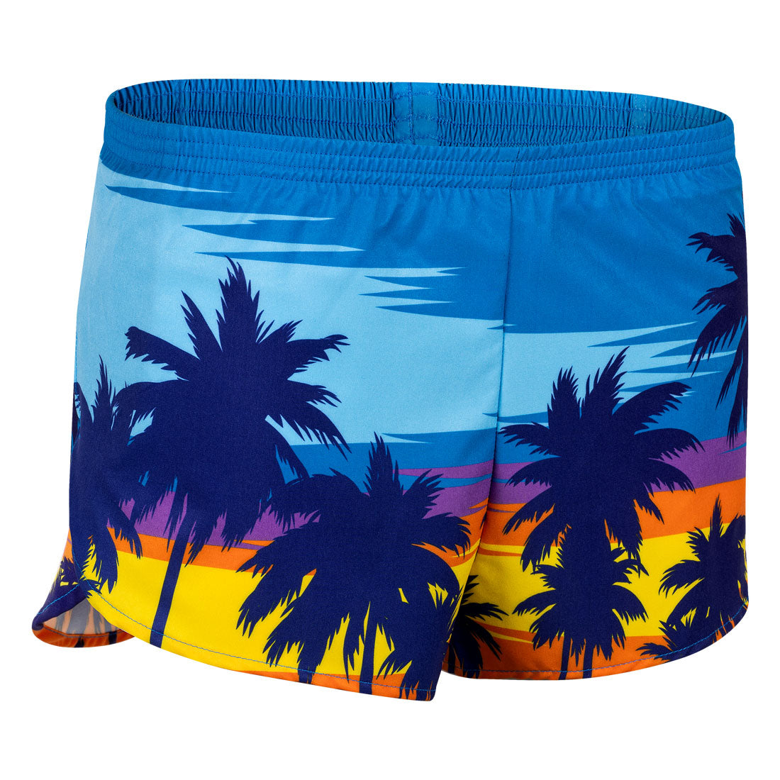 Women's 1" Elite Split Shorts - Sunrise Vibes