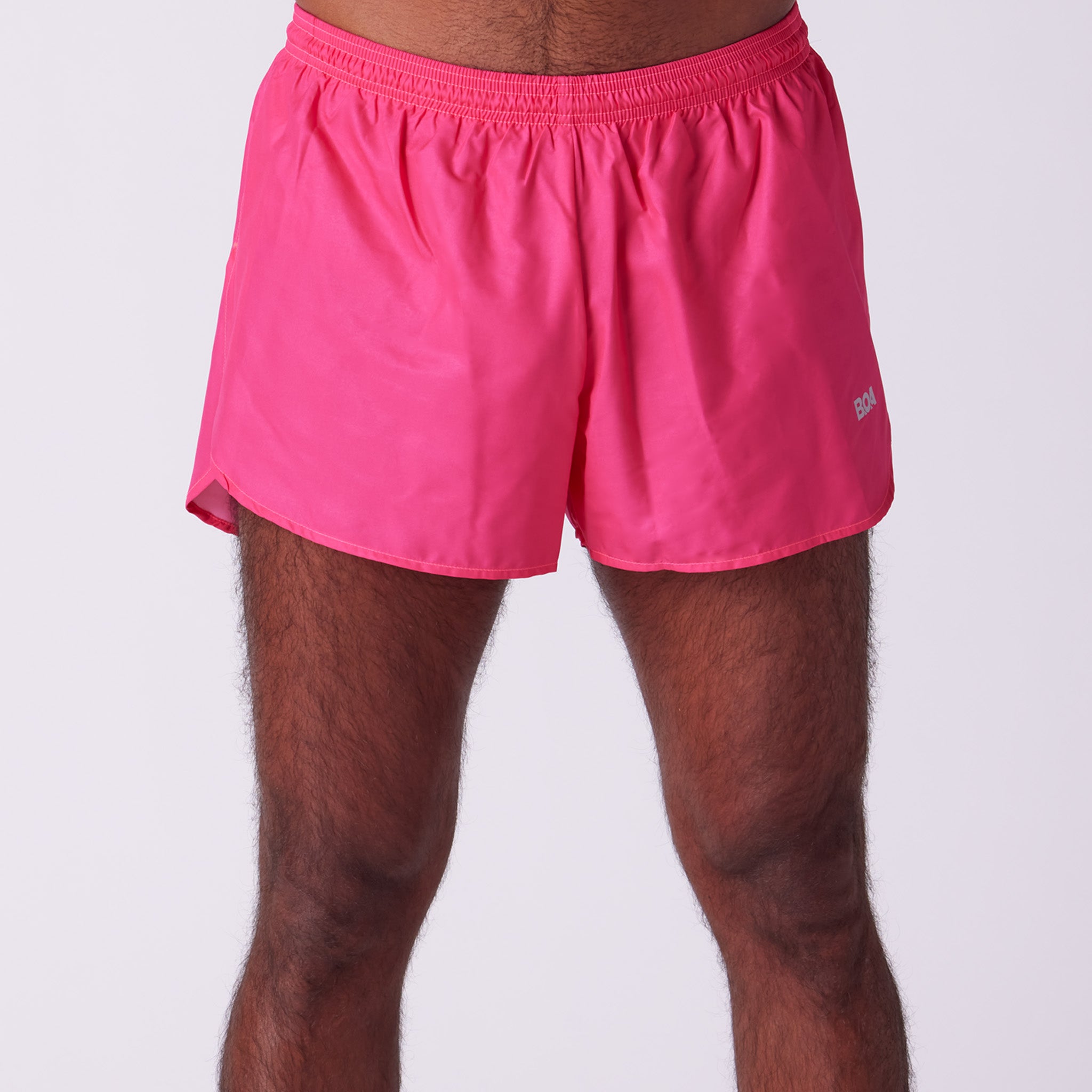 Men's Solid 3" Half Split Shorts - Chili