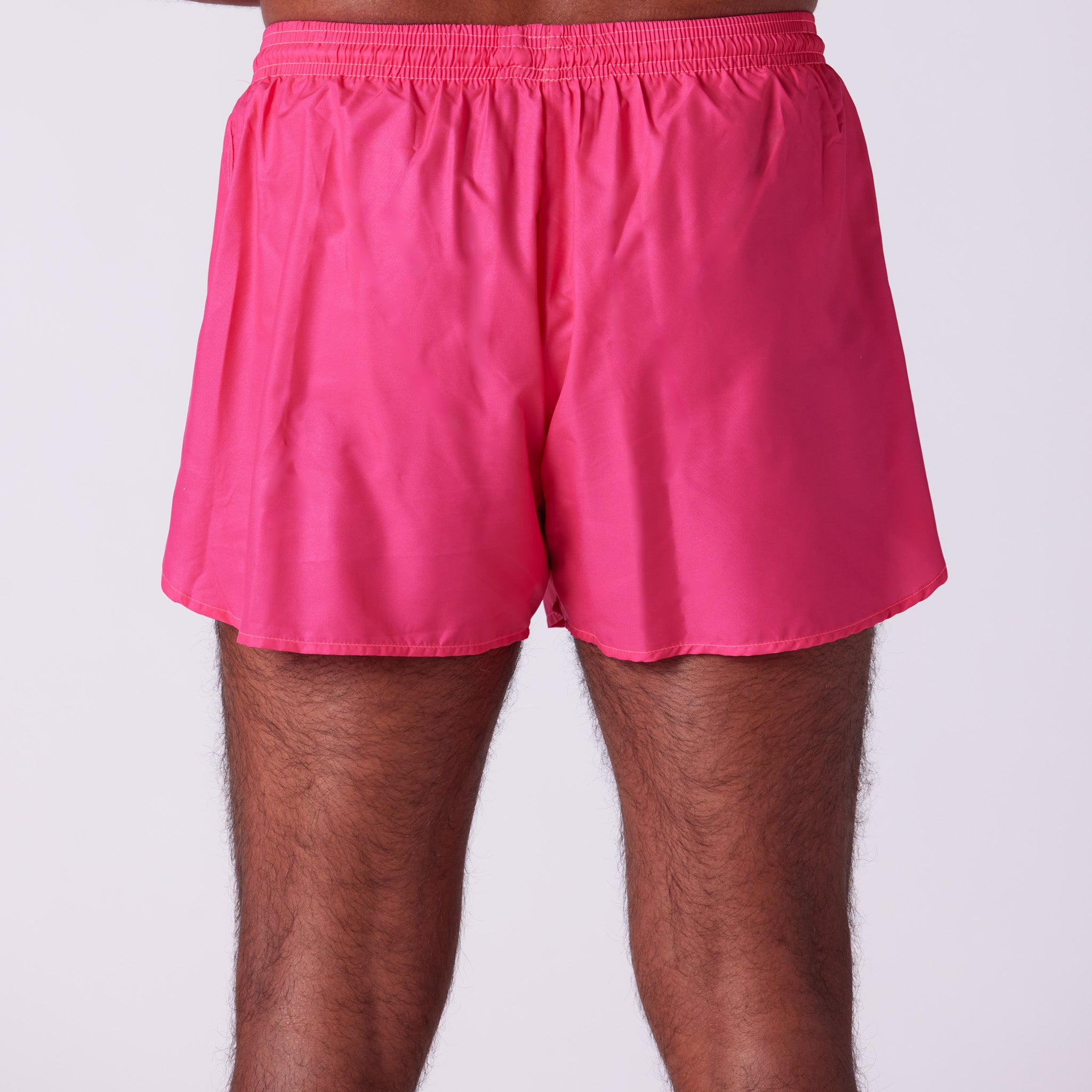 Men's Solid 3" Half Split Shorts - Chili