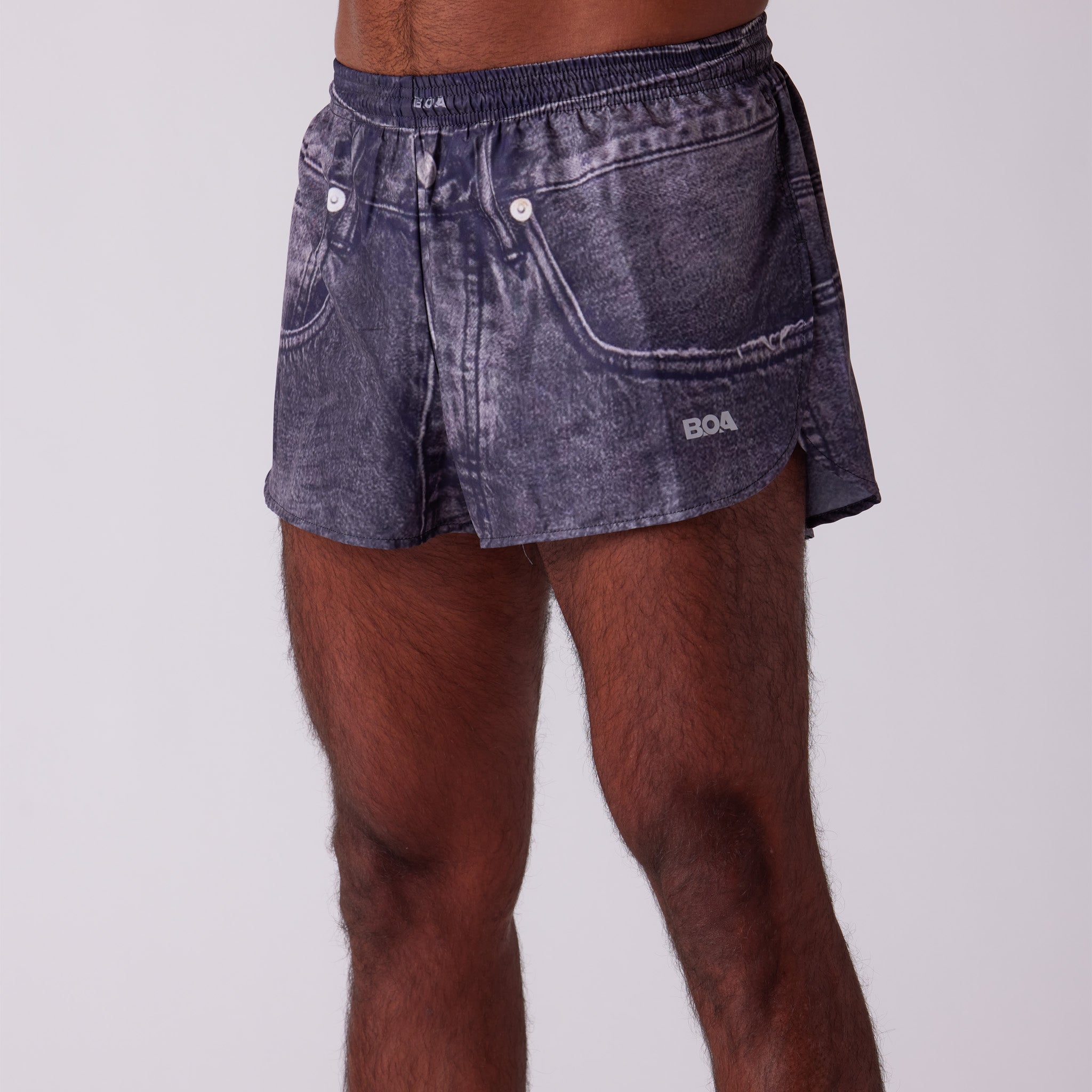 Men's Printed 3" Half Split Shorts - Mens Jort