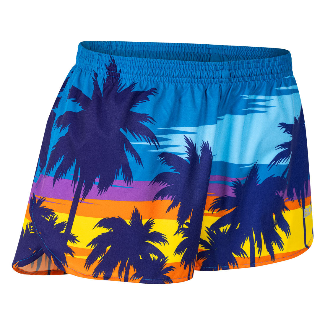 Men's Printed 3" Half Split Shorts - Sunrise Vibes