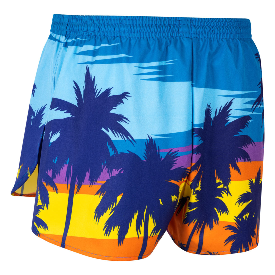 Men's Printed 3" Half Split Shorts - Sunrise Vibes