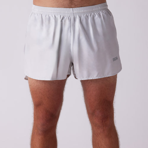 Men's Solid 3" Half Split Shorts - Vintage White