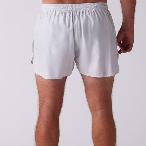 Men's Solid 3" Half Split Shorts - Vintage White