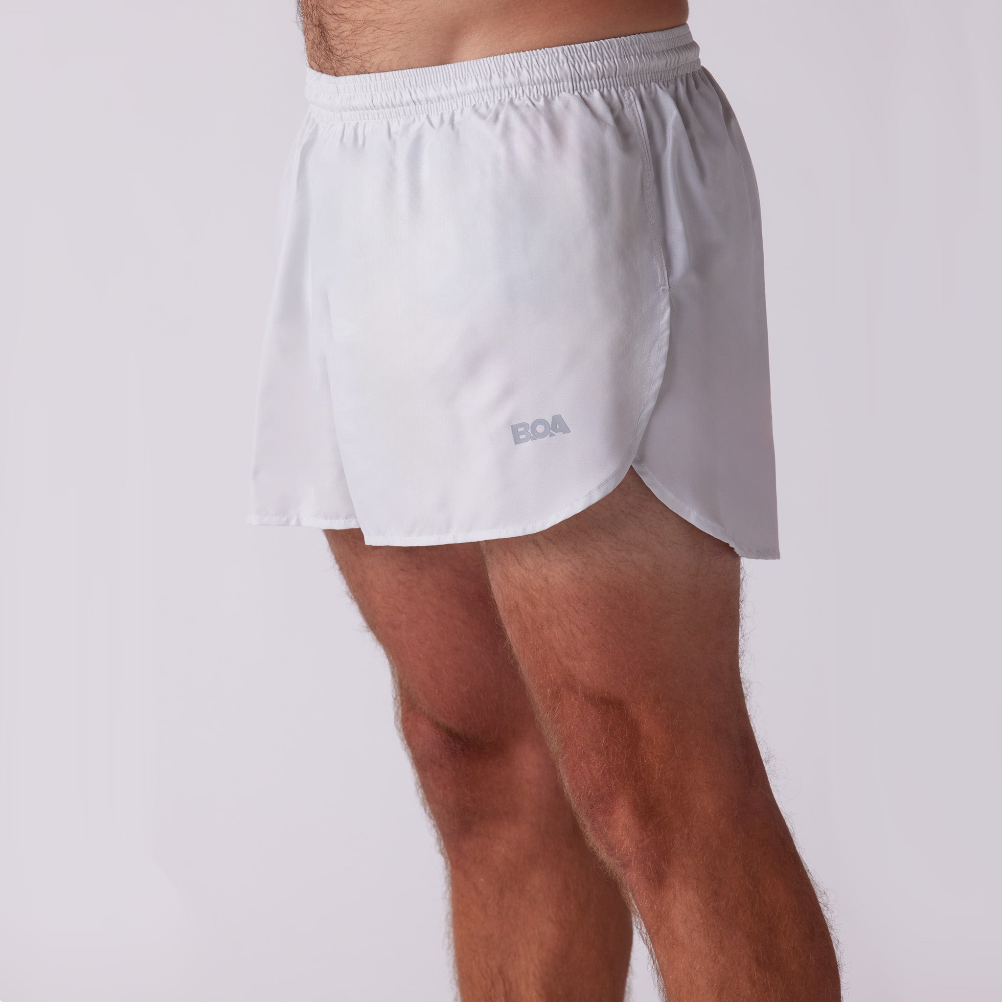 Men's Solid 3" Half Split Shorts - Vintage White