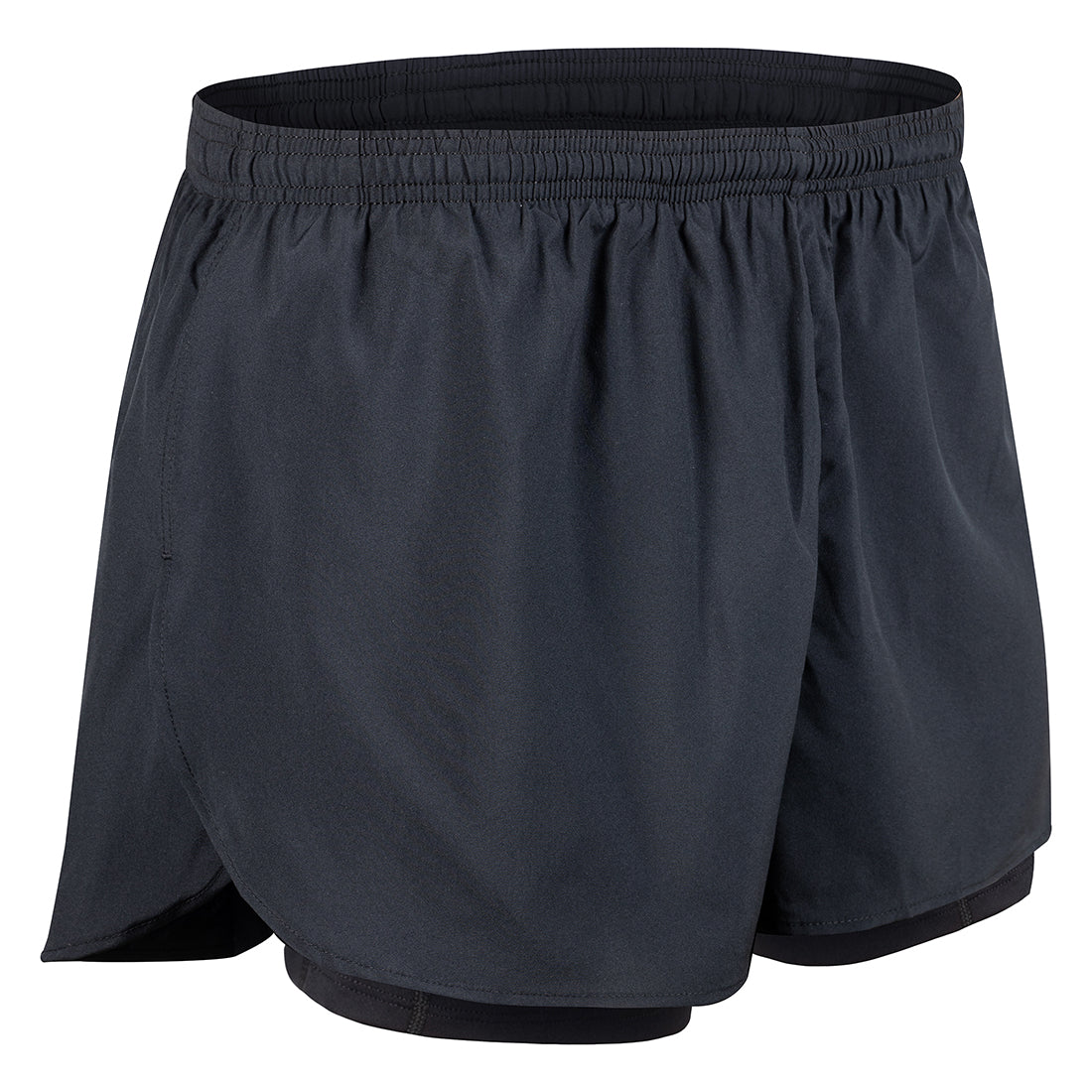 Men's 3" Stash N Dash Half Split Shorts - Black