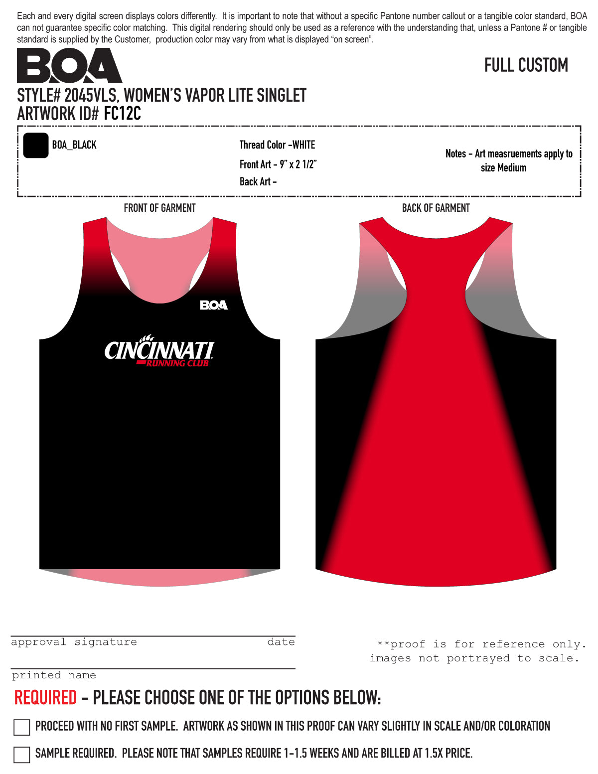 Women's Interval Singlet - FC12C-Inter FechtelB