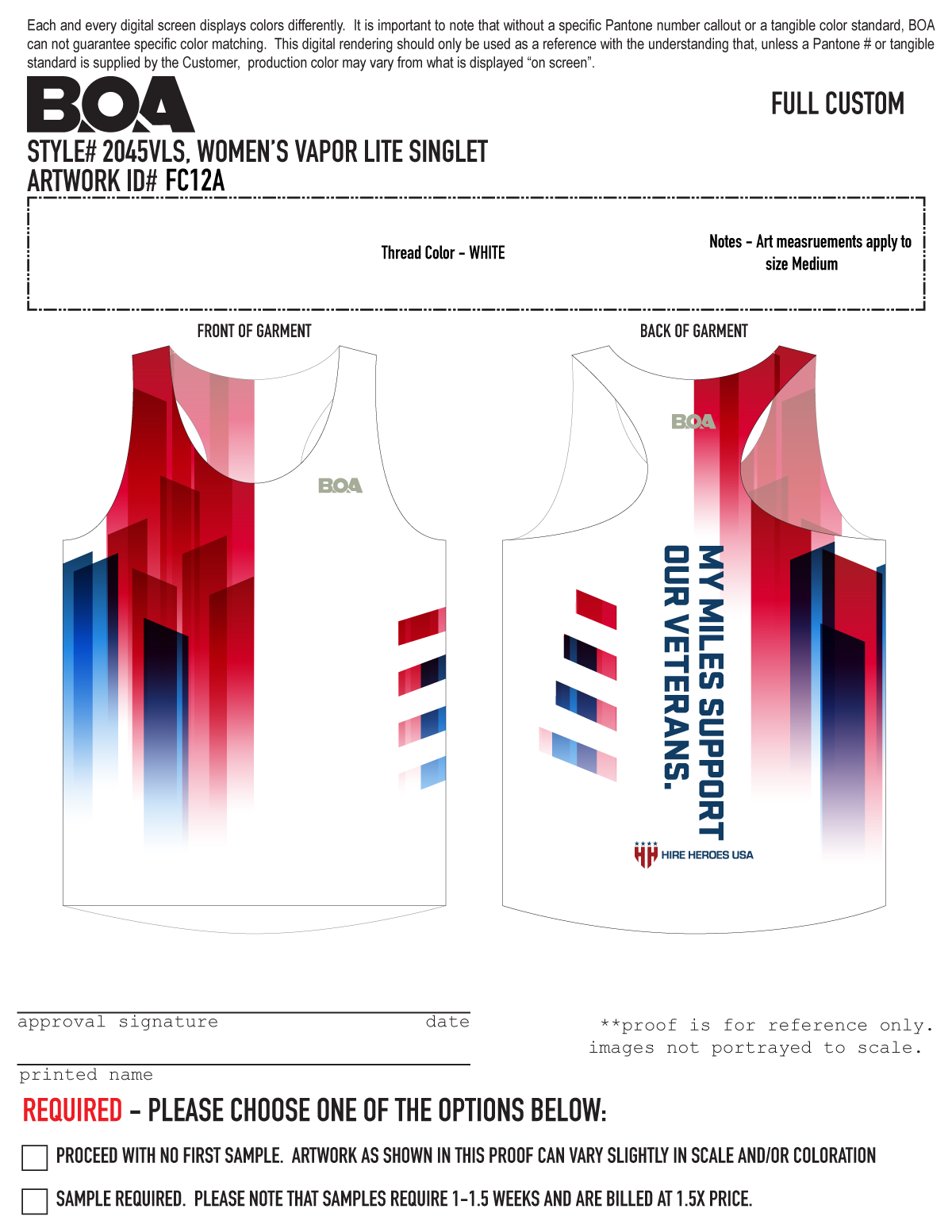 Women's Vapor Lite Interval Singlet - FC12A-Inter McCann