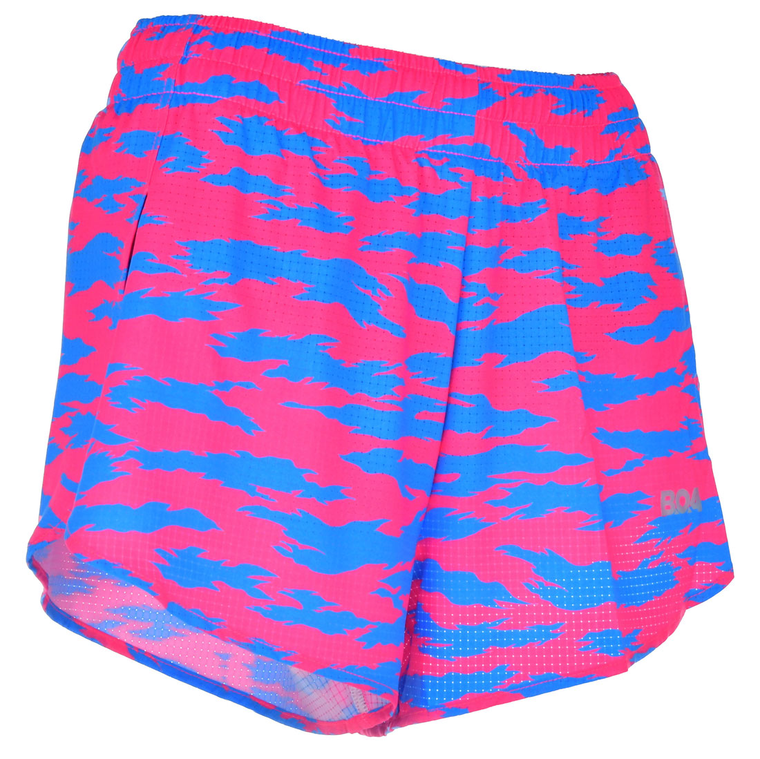 Women's Aeropro 3" Split Shorts - Torn Camo Pink/Blue