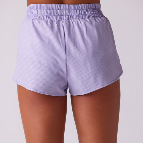 Women's Sprint 1.5" Lined Half Split Short - Lilac