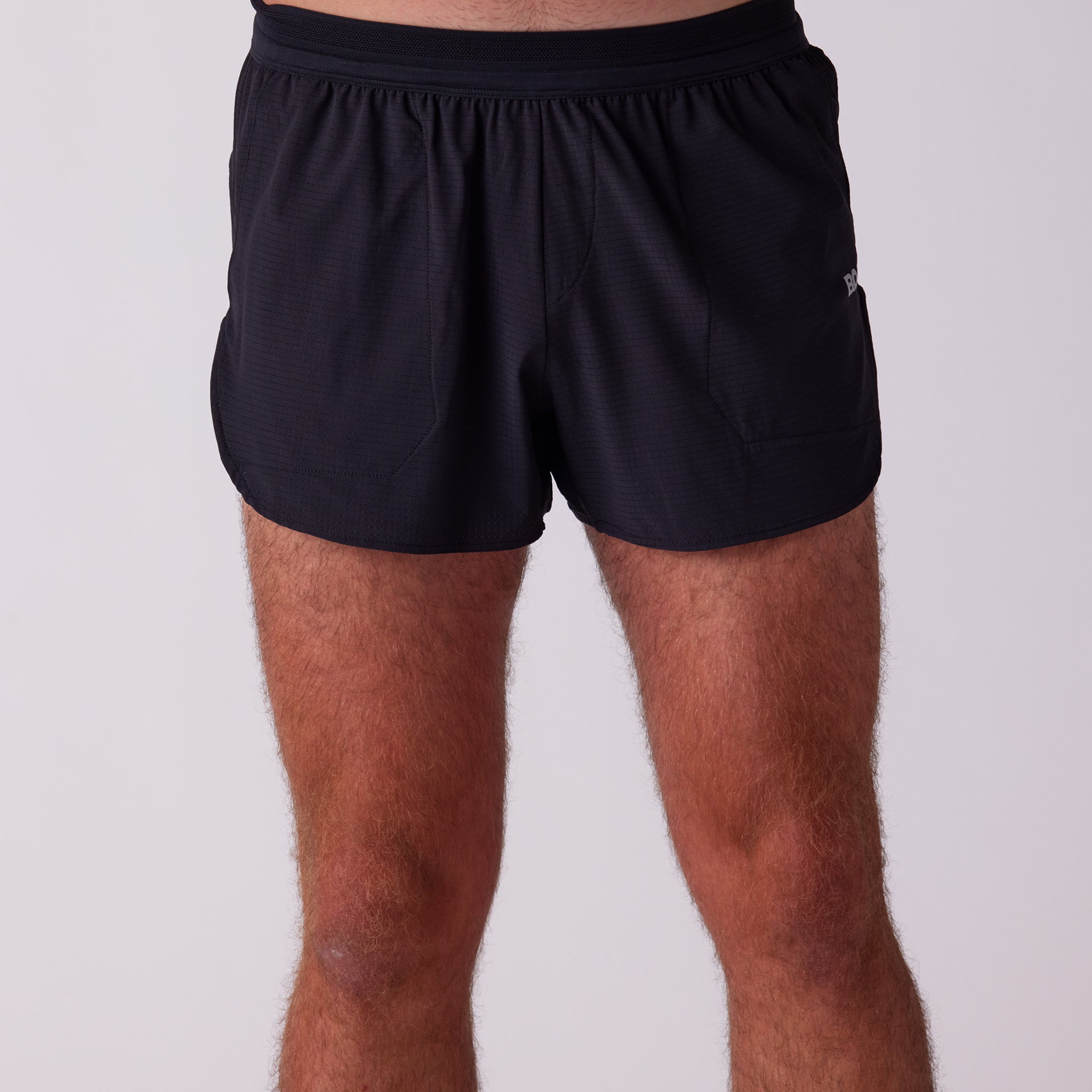 Men's Heat 3" Lined Half Split Short - Black