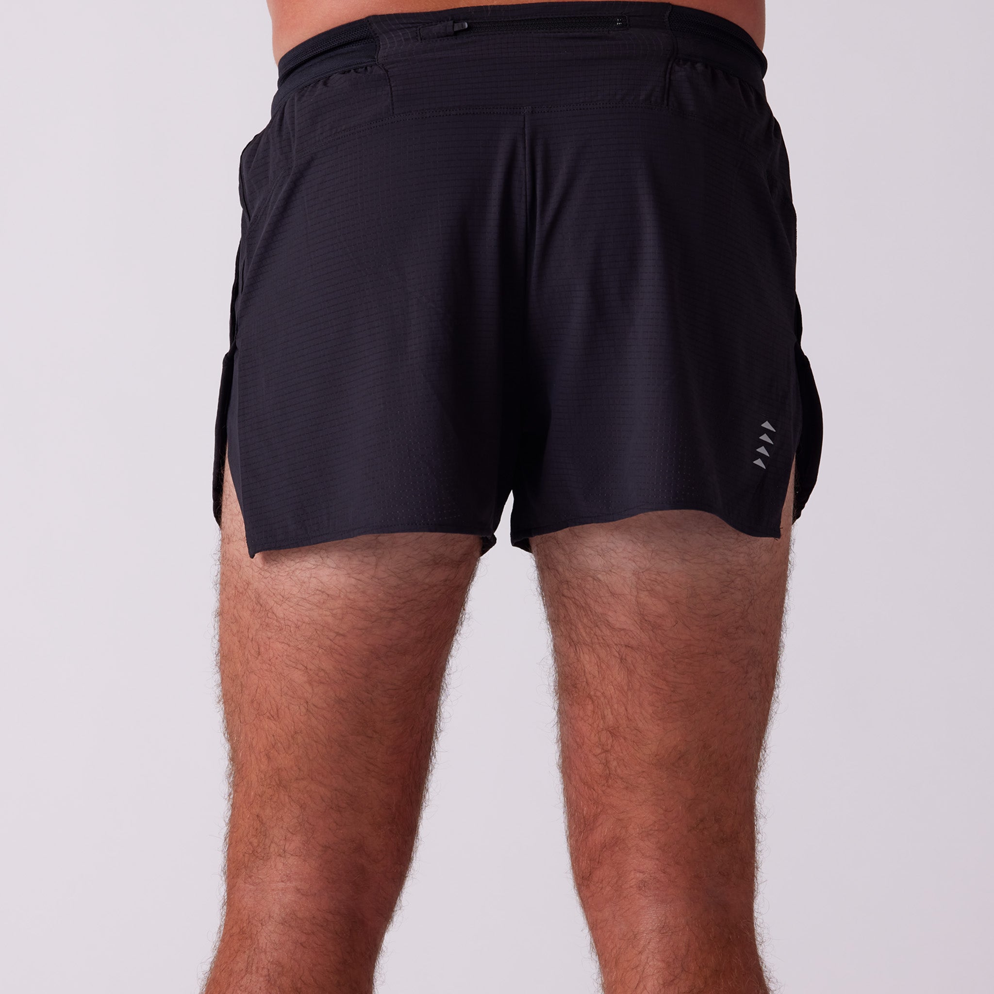 Men's Heat 3" Lined Half Split Short - Black