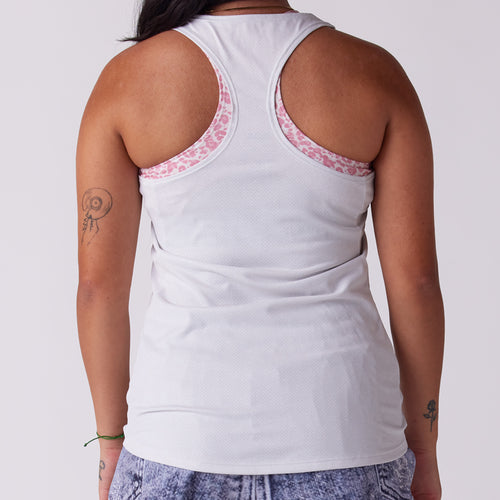 Women's Vapor Lite Tempo Tank - Heather Vintage Wht