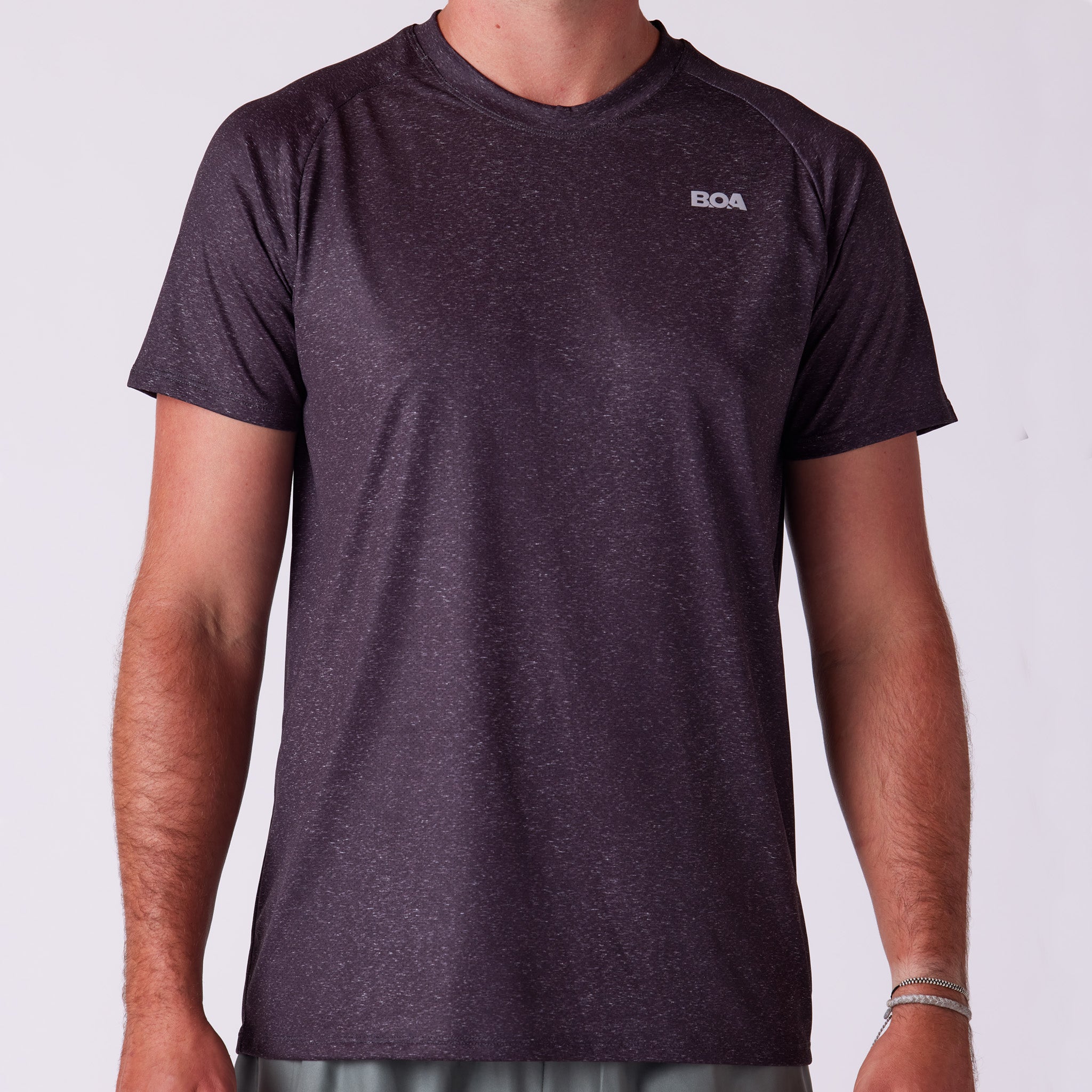 Men's Vapor Lite Triumph SS Tee - Heather Black