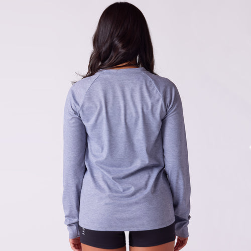 Women's Vapor Lite Tempo LS Tee - Heather Grey