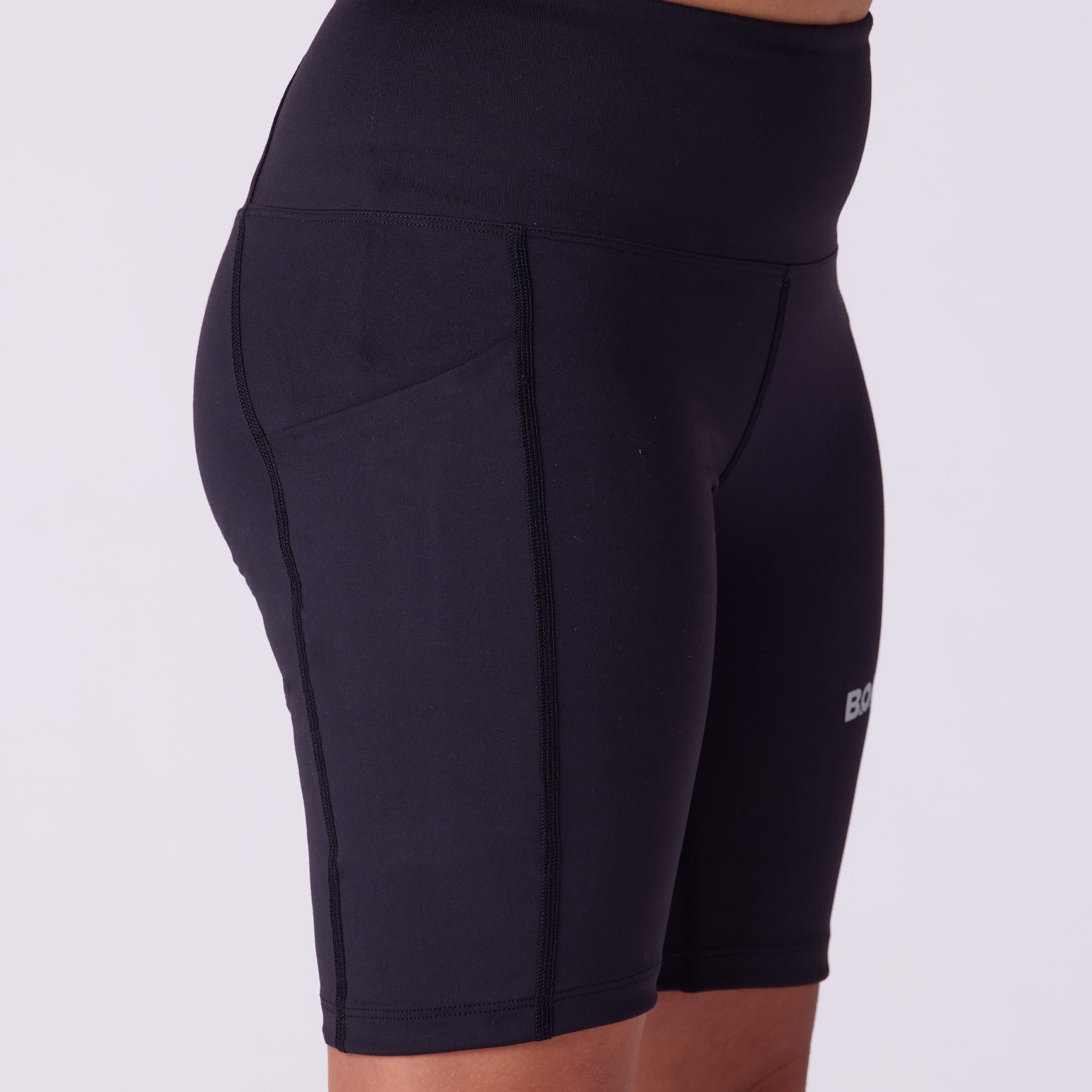 Women's Fly 8" High Rise Fit Short - Black