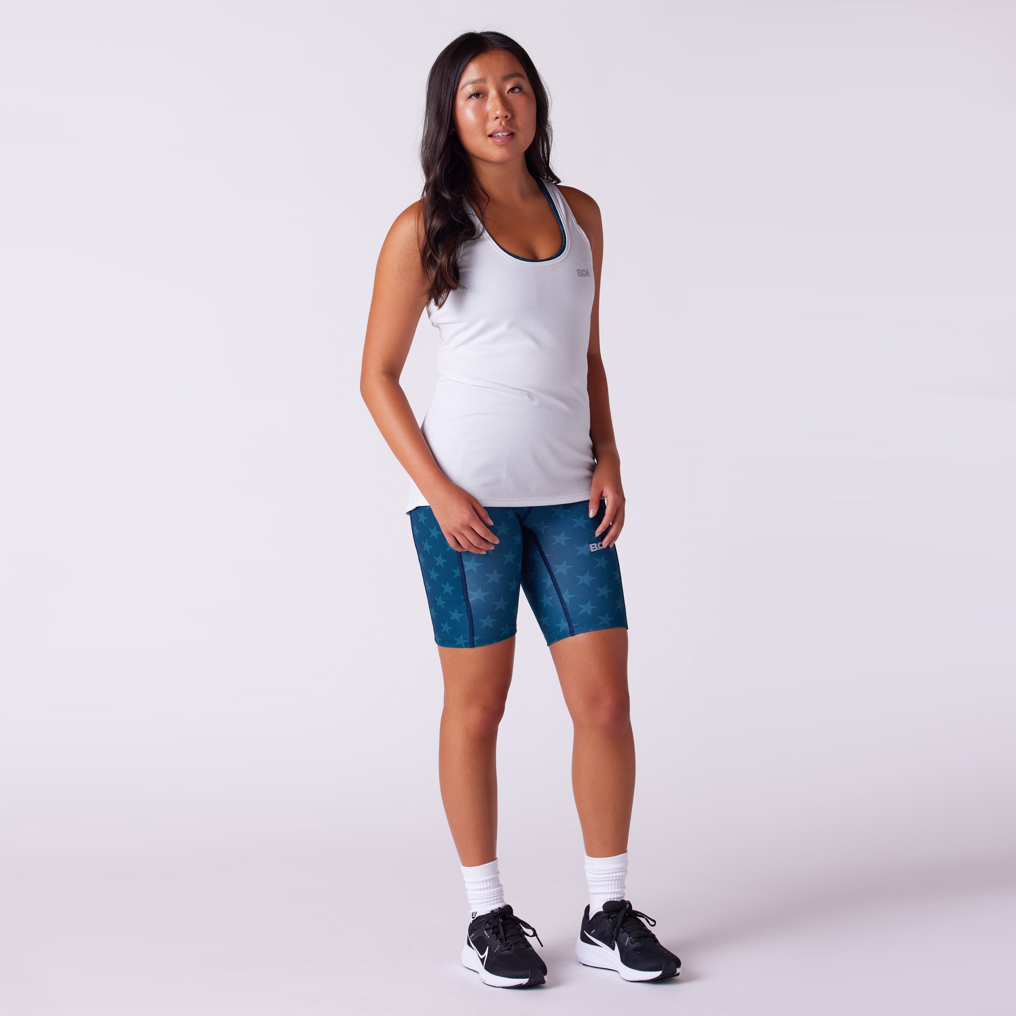 Women's Fly 8" High Rise Fit Short - Stars