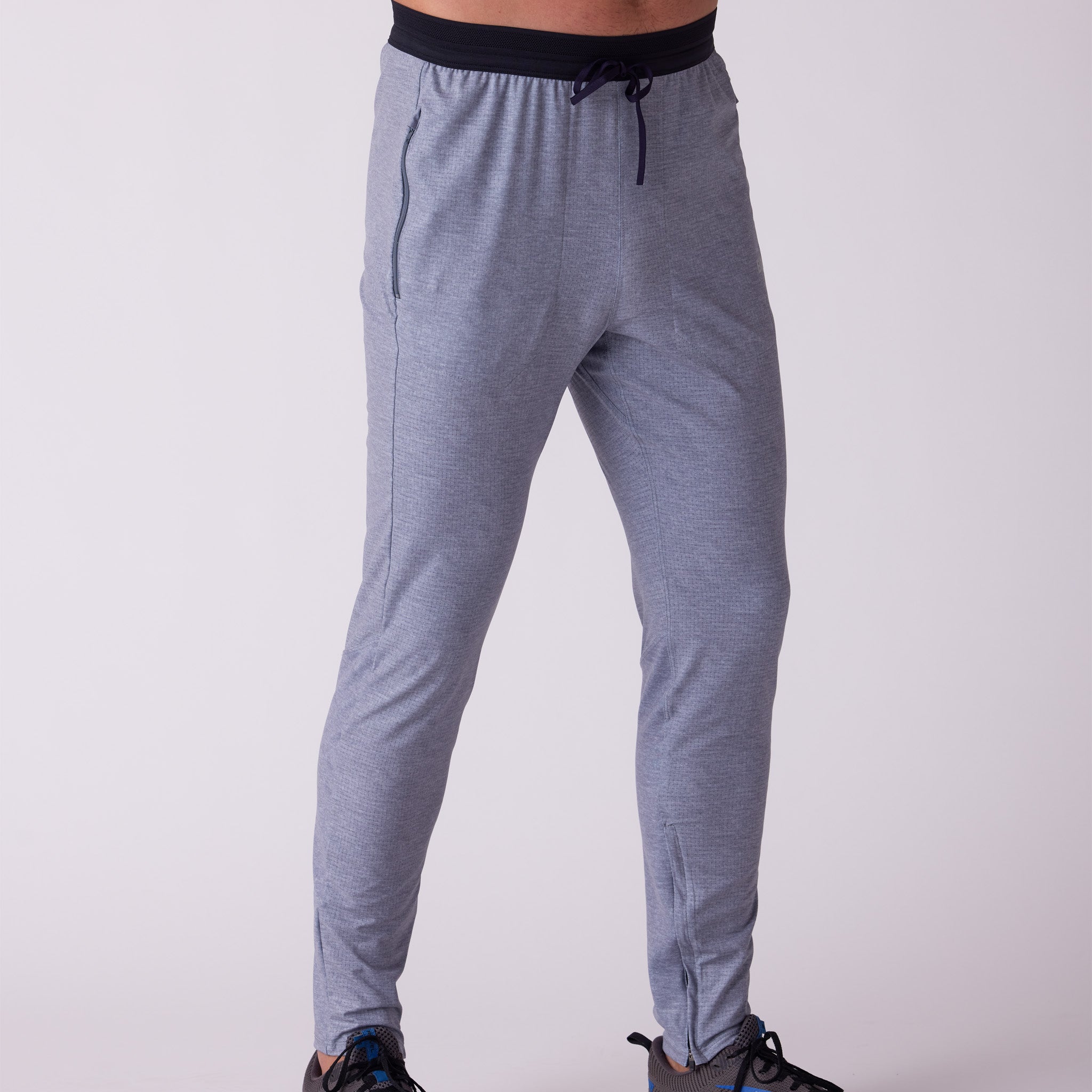 Men's Jet Run Pant + - Heather Grey