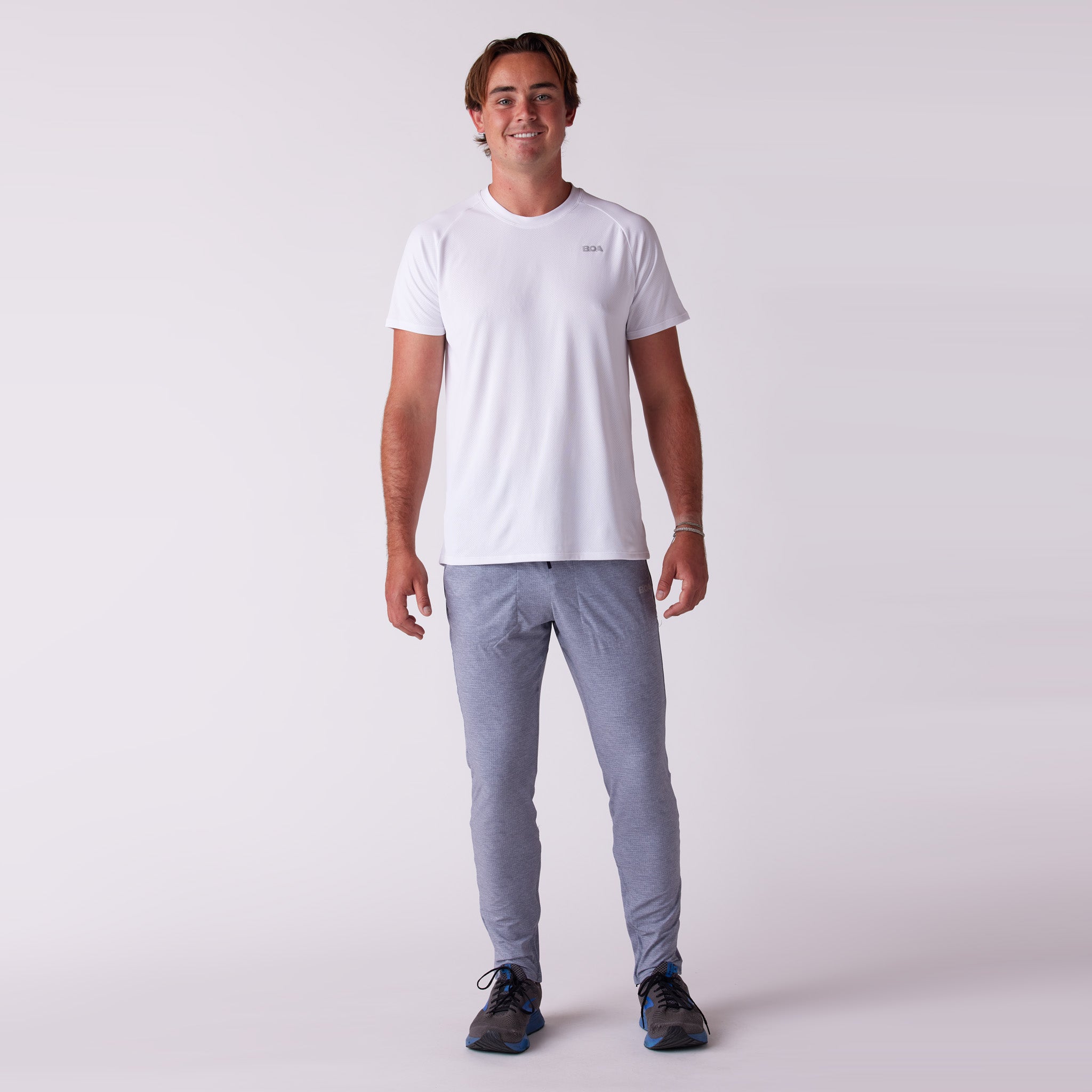 Men's Jet Run Pant + - Heather Grey