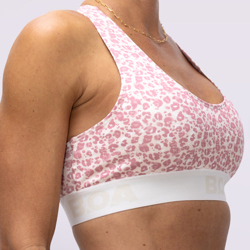 Women's Fly Sports Bra - Leopard