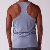 Men's Competitor Lite Printed Singlet - Heather Grey