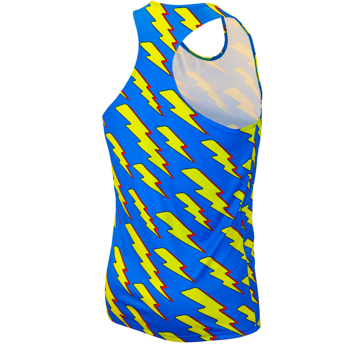 Men's Printed Singlet - Lightning