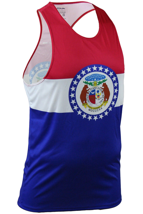 Men's Competitor Lite Printed Singlet - Missouri