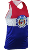 Men's Competitor Lite Printed Singlet - Missouri