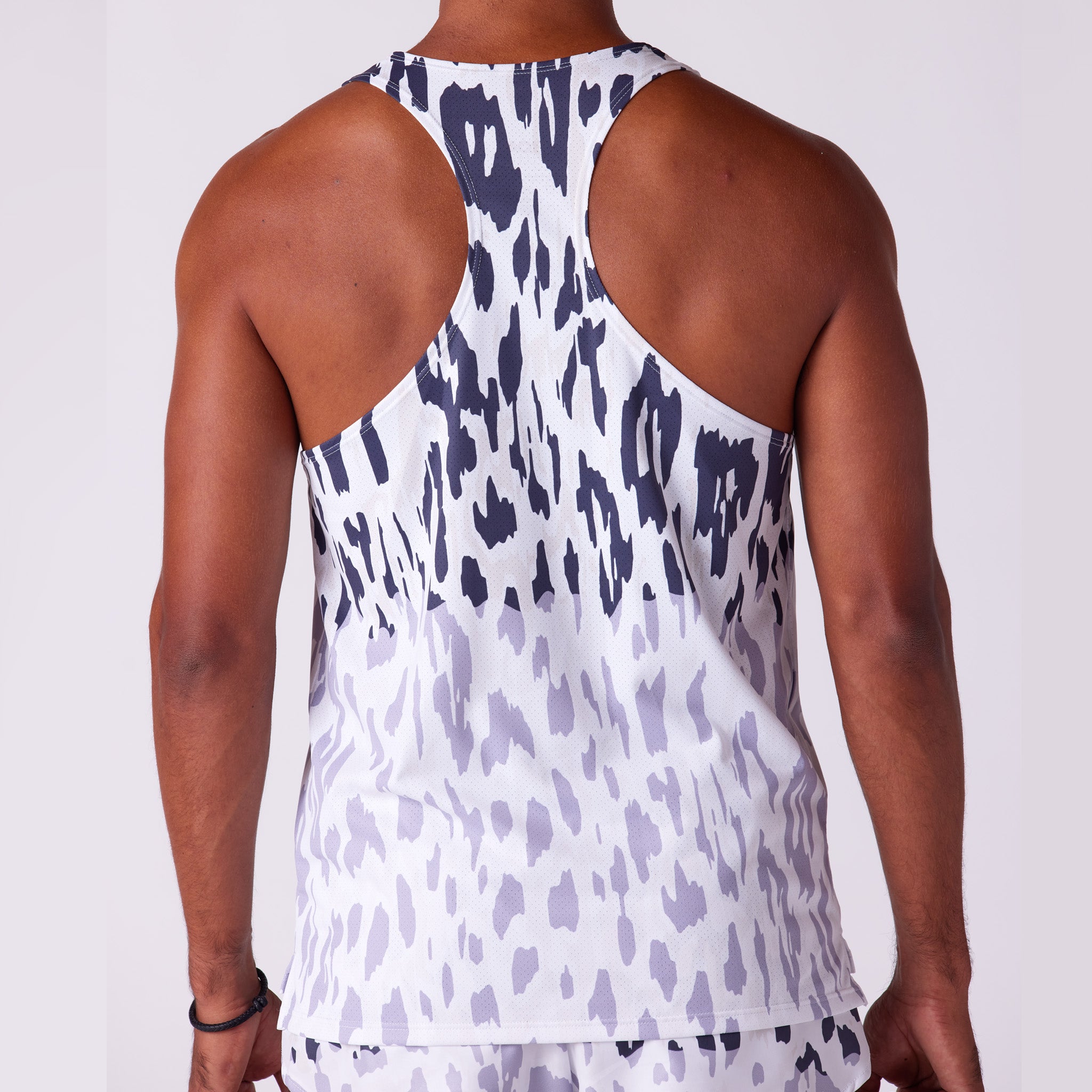 Men's Vapor Lite Racing Singlet - Abstract Leopard