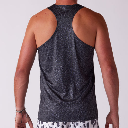 Men's Vapor Lite Racing Singlet - Heather Black