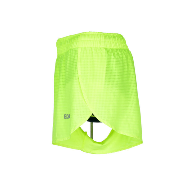 Women's AeroPro 3" Split Shorts - Neon Yellow