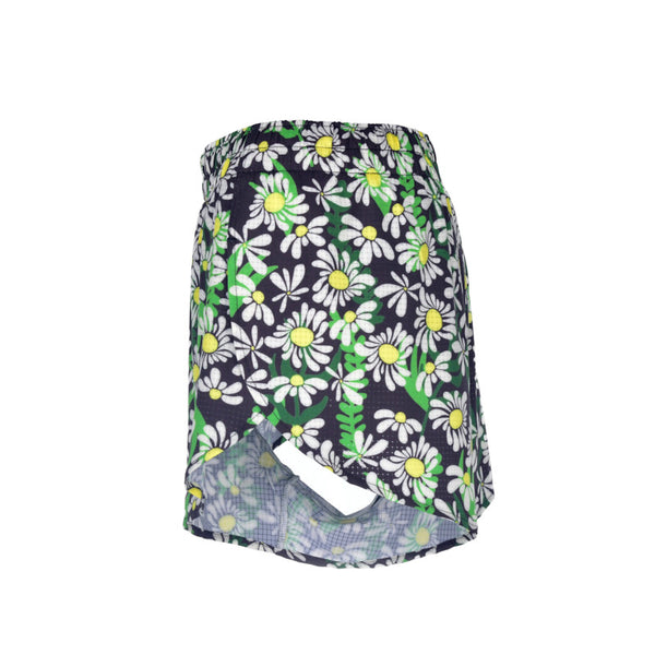 Women's Aeropro 3" Split Shorts - Daisy-licious