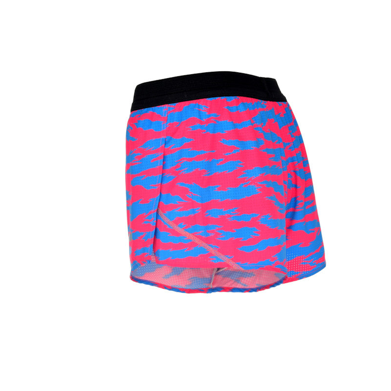 Men's AeroElite 2" Split Shorts - Torn Camo Pink/Blue