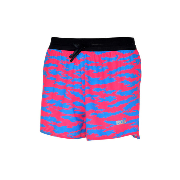 Men's Aeropro 3" Half Split Shorts - Torn Camo Pink/Blue