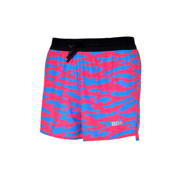 Men's Aeropro 3" Half Split Shorts - Torn Camo Pink/Blue