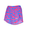 Women's Aeropro 3" Split Shorts - Torn Camo Pink/Blue