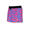 Men's Aeropro 3" Half Split Shorts - Torn Camo Pink/Blue