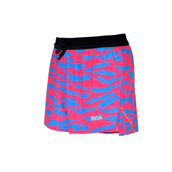 Men's Aeropro 3" Half Split Shorts - Torn Camo Pink/Blue