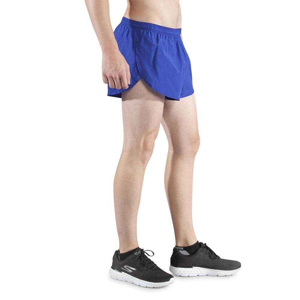 Men's Solid 1" Elite Split Shorts - Royal