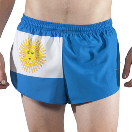 Men's 1" Elite Split Shorts- COLOMBIA