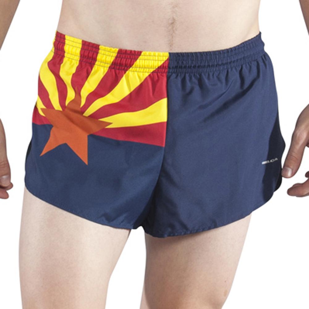 Men's Flag 1" Elite Split Shorts [A-B] - Arizona